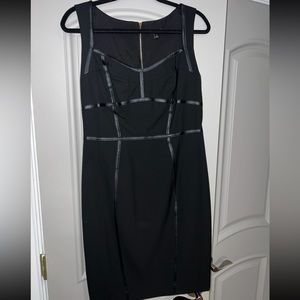 Ann Taylor Black Zip Dress, Size 6
